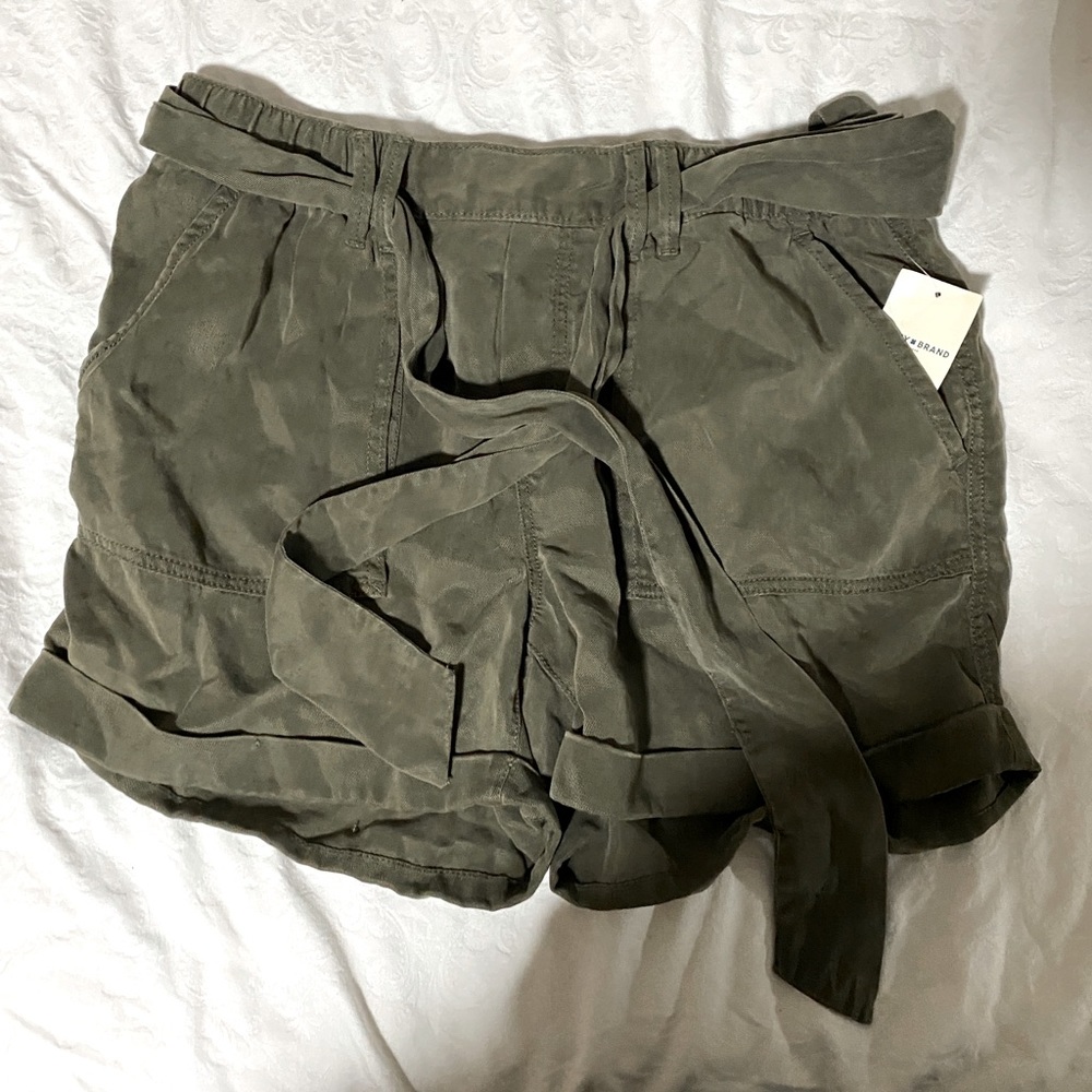 Lucky Brand Linen Paperbag Waist Short